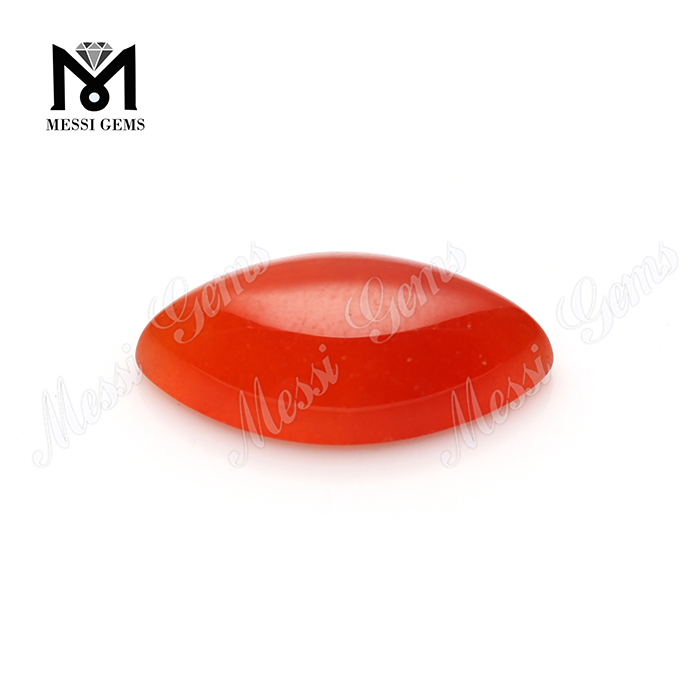 Marquesa corte piedras preciosas naturales cabujón de jade rojo para joyas