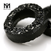 Forma del neumático Druzy Stone Black Druzy Stones Precio al por mayor