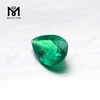 Venta al por mayor de piedra esmeralda creada en forma de pera Colombia Emerald
