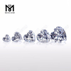 Top Machine Cut Clear White moissanite diamante Piedra Corazón Moissanites sueltos