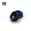 Abalorios Druzy de ágata de piedras preciosas sueltas Piedra Druzy azul de 10 mm