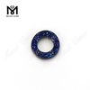 Abalorios Druzy de ágata de piedras preciosas sueltas Piedra Druzy azul de 10 mm