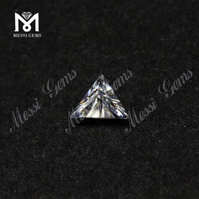Stock de fábrica Moissanites Diamond 3x3 forma de triángulo moissanites para anillo