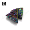 Venta al por mayor Druzy Stone Rainbow Red Druzy Pendant Proveedor
