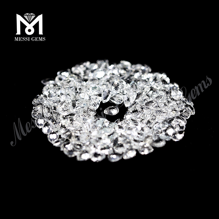 venta al por mayor forma de pera 3 * 4 gemas naturales topacio blanco