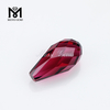 Lágrima 7,5 x 15 mm Venta al por mayor Piedra de vidrio rojo