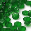 Cuentas de piedras preciosas sueltas de color verde esmeralda redondas de 7,0 mm cortadas a máquina al por mayor para joyería