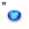 Piedra de zafiro sintético azul claro de espinela n.° 119 de corte brillante redondo de China