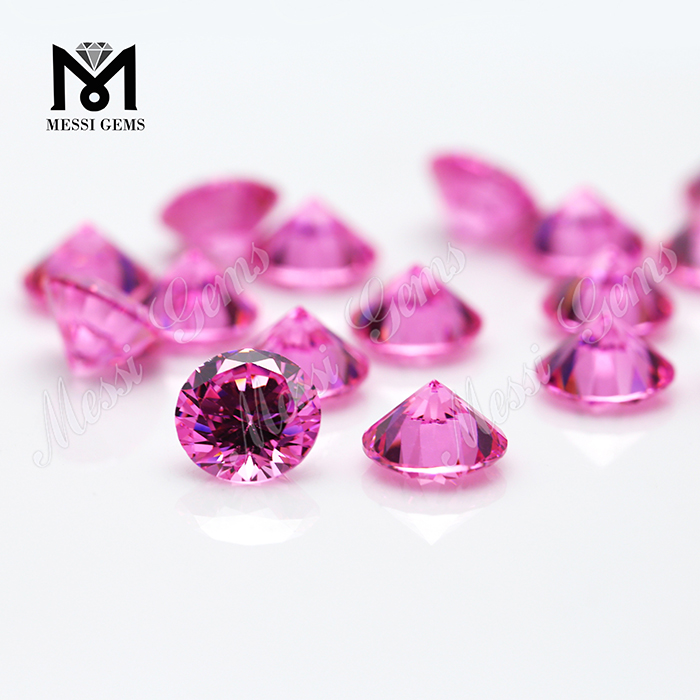 Sintético 3,5 mm 2 # precio de rubí piedra de rubí rosa