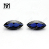Venta caliente Marquesa corte piedras preciosas sueltas zafiro azul piedras de corindón sintético