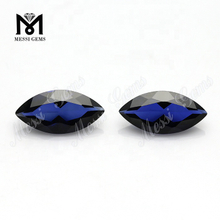 Venta caliente Marquesa corte piedras preciosas sueltas zafiro azul piedras de corindón sintético