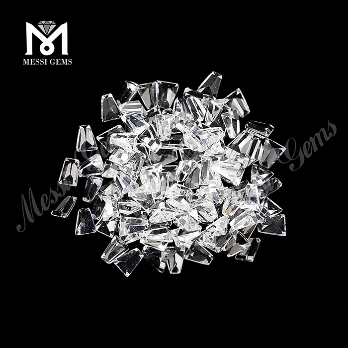 Piedra Topacio Blanco Natural Trapezoide 3x2x1.5 Precio Piedra Topacio Natural