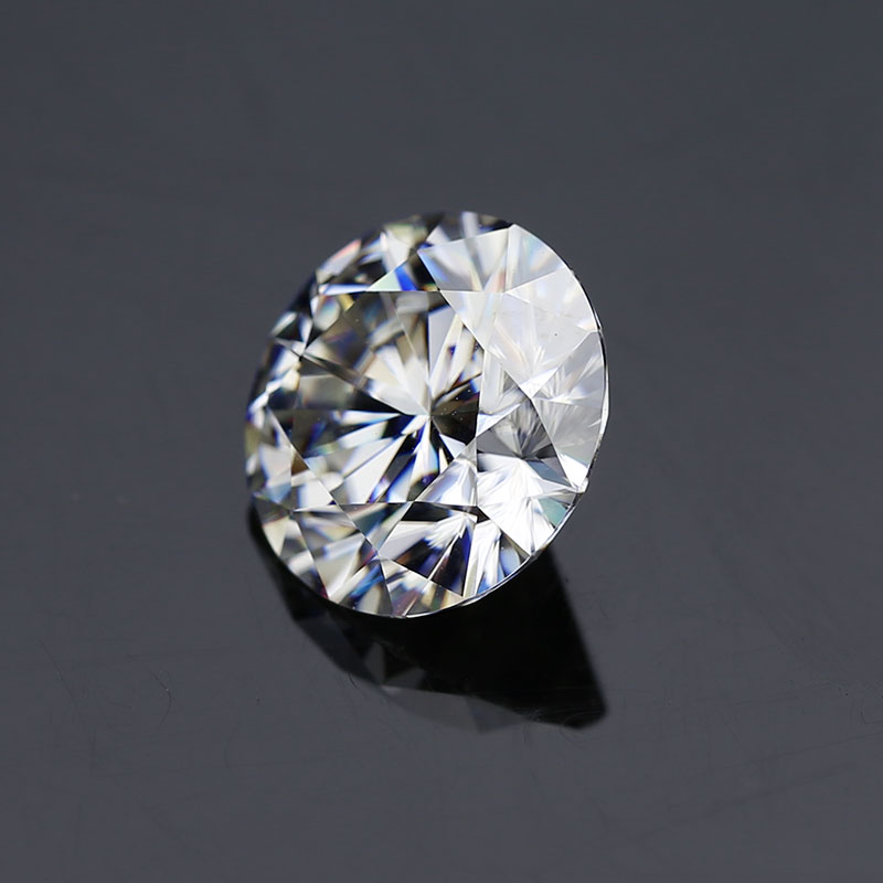 Piedras preciosas sueltas de diamantes de moissanita sintética Corte especial redondo DEF VVS