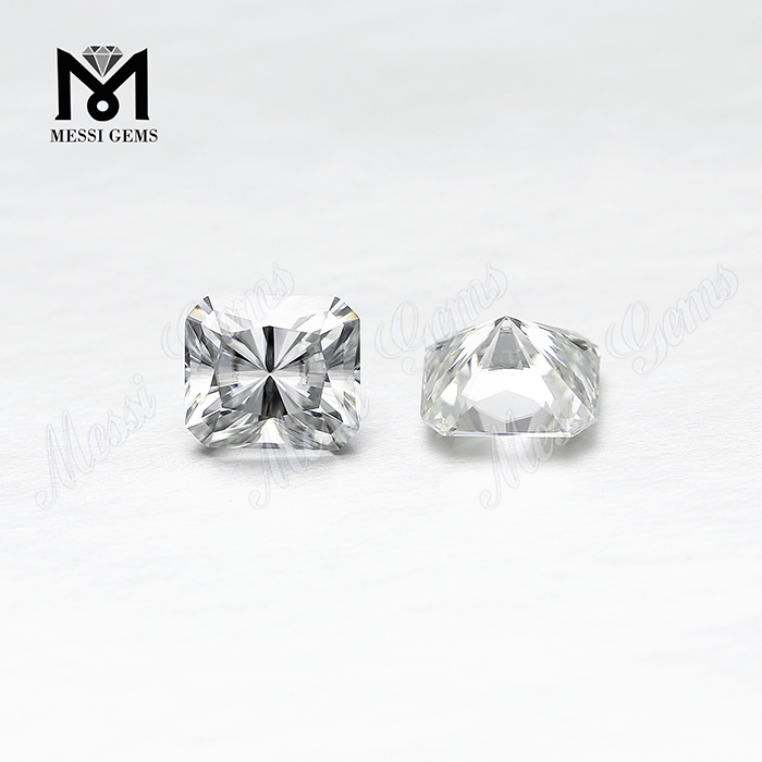 Venta al por mayor moissanite diamante máquina cortada piedra suelta moissanites precio en quilates