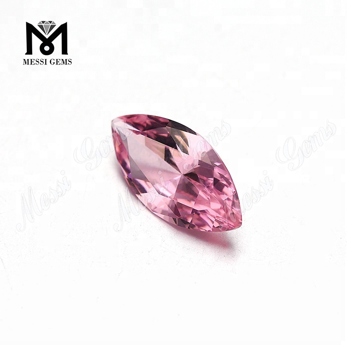 #28 Morganite Color Nanosital Marquise Cut Piedra preciosa Nanosital