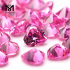 Precio de piedra de zirconia cúbica cortada en forma de corazón de piedras preciosas al por mayor de 5 mm
