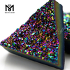Venta al por mayor Druzy Stone Rainbow Red Druzy Pendant Proveedor