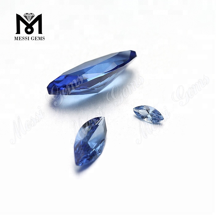 venta al por major piedras nanositales azules sueltas sintéticas