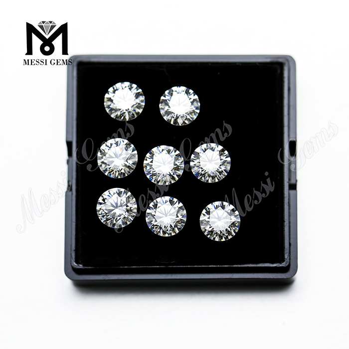 Ronda 7,0 mm DEF moissanite diamante piedras sueltas corte de diamante moissanite