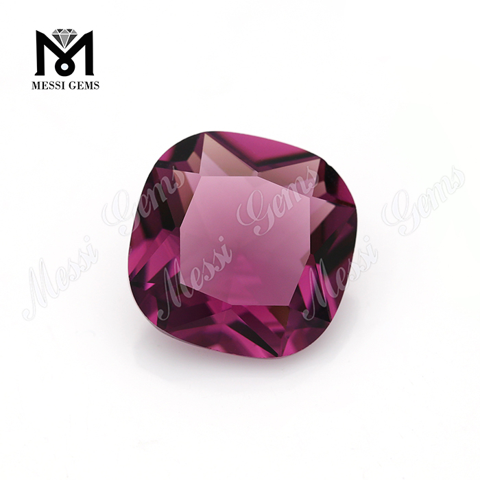 12*12 forma de cojín gemas sueltas precio al por mayor vidrio sintético