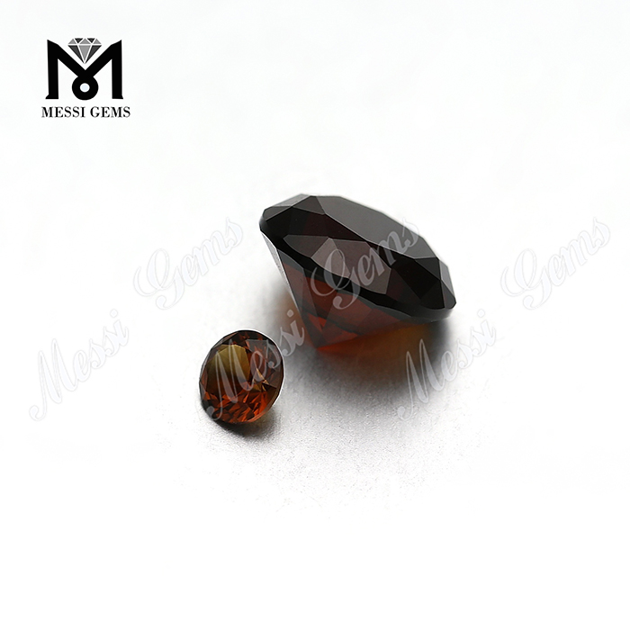 Piedra nanosital de 8 mm de corte brillante redondo de fundición de cera suelta