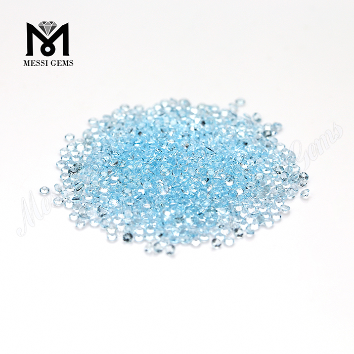 Precio de topacio azul cielo de 1 quilate piedras semipreciosas y para hacer joyas de plata