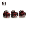 Fábrica de Wuzhou, gemas sueltas de alta calidad, corazón de zirconia cúbica de 6mm, Rodolita