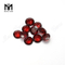Piedras preciosas rojas naturales de Mozambique de corte redondo para colgante