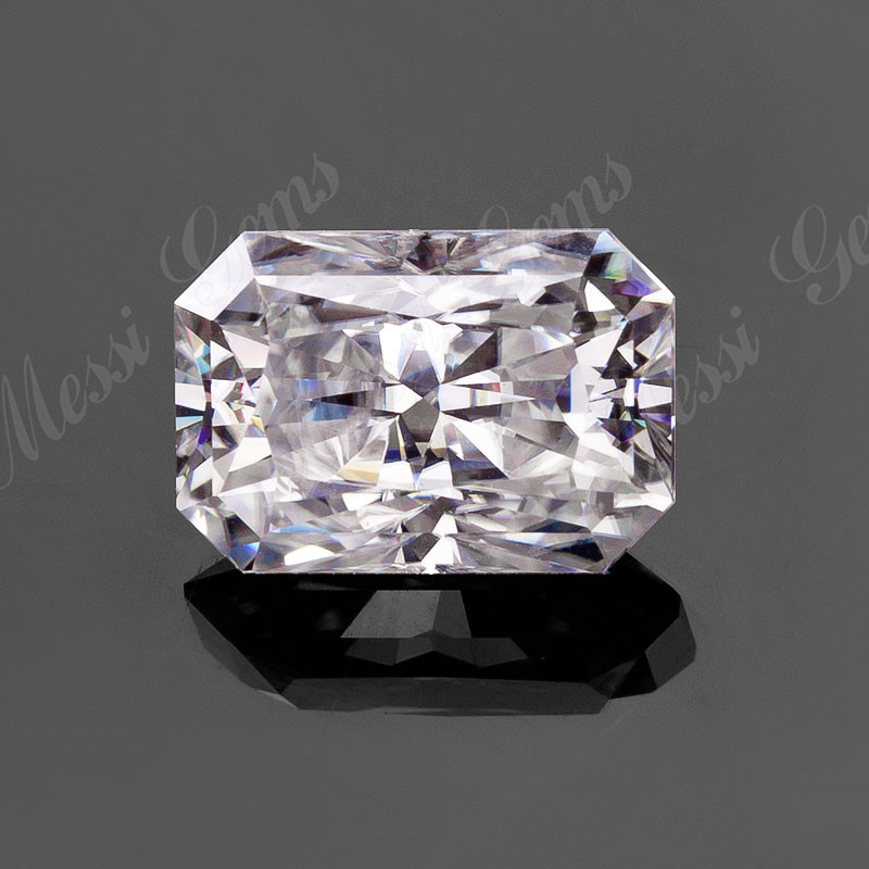 Wuzhou, venta al por mayor, diamante de moissanita de color blanco de corte radiante octágono de 9x11mm, suelto