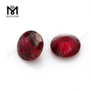 Piedra de rubí sintético de corte brillante redondo de 2 mm suelta 8 # rubí rojo