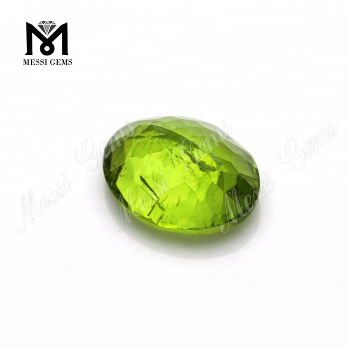 Piedra Preciosa Olivina Verde Natural Ovalada 6x8MM