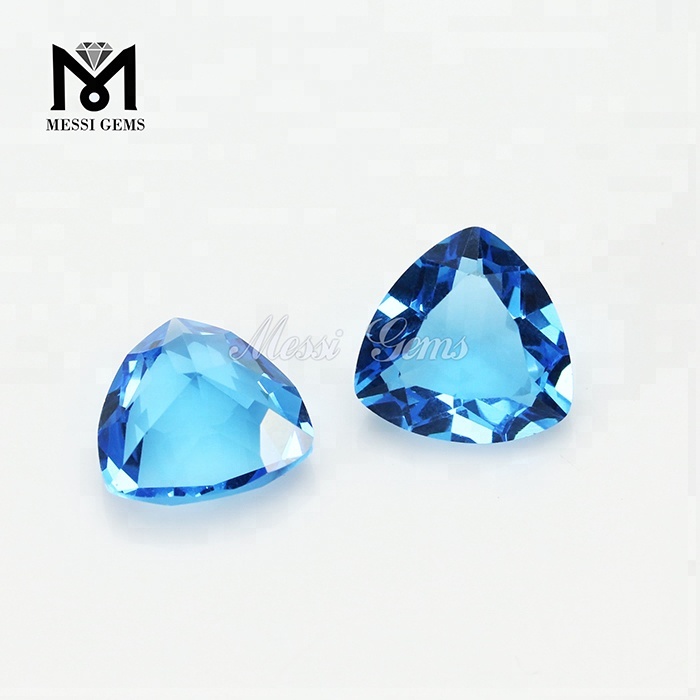 Cuentas de cristal grandes de 12 x 12 mm con corte de trillón de piedras sueltas de gran tamaño