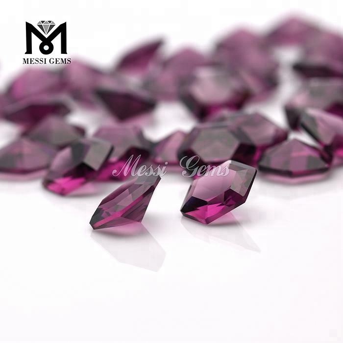 Gemas de vidrio con forma hexagonal de productos de alta calidad