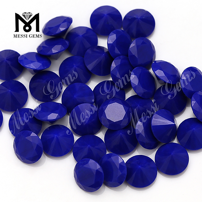 Piedras de lapislázuli natural de corte redondo de 10 mm de China