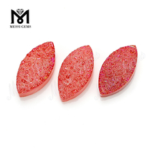 marquesa roja formas joyas de bricolaje drusas reales piedras drusas