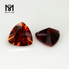12 x 12 mm Piedra de circonita cúbica color granate talla trillón