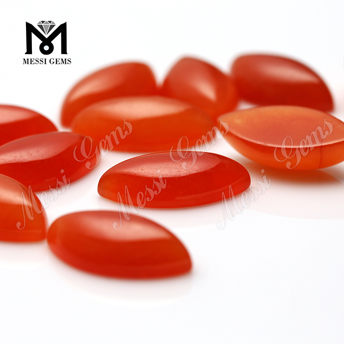 Marquesa corte piedras preciosas naturales cabujón de jade rojo para joyas