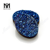Ágata Druzy Cabujón Chapado Druzy Ágata Forma ovalada Druzy Ágata Cuentas