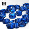 8*10 nano gemas de piedras preciosas sueltas sintéticas de zafiro de forma ovalada