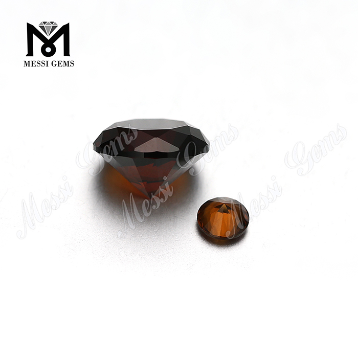 Piedra nanosital de 8 mm de corte brillante redondo de fundición de cera suelta
