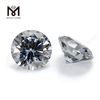 Diamante de moissanita DEF de alta calidad, venta al por mayor, piedra de moissanita gris de 3,7mm-4,0mm
