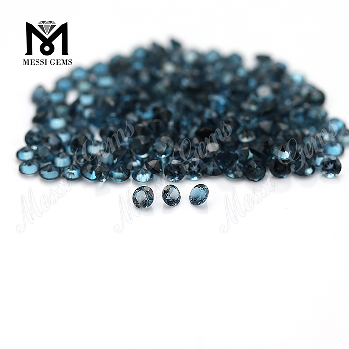 Venta al por mayor, gemas de topacio azul de Londres, piedras semipreciosas, precio por quilate