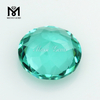 Cuentas de vidrio de color Paraiba de piedras preciosas sueltas de 8,0 mm