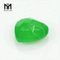 Venta al por mayor de fábrica de piedra de jade verde natural en forma de corazón de 12*12 mm