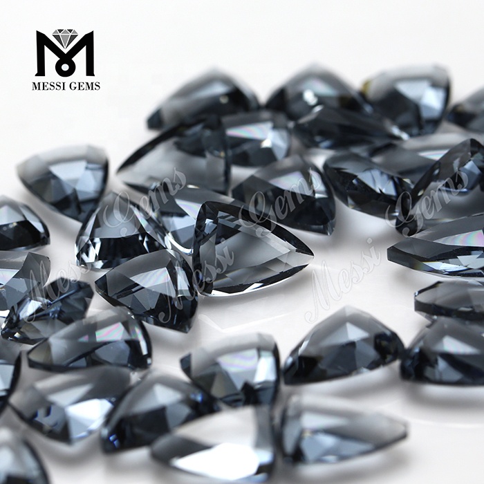 Venta al por mayor de piedras de cristal con forma de trillón de cristal de 7 x 8 mm para joyería