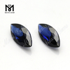 Venta caliente Marquesa corte piedras preciosas sueltas zafiro azul piedras de corindón sintético