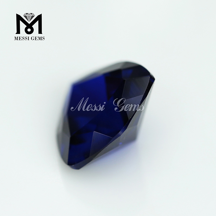 billones de piedras sintéticas cortadas espinela azul oscuro, gema espinela azul