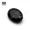 material de piedras preciosas naturales ónix negro facetado ovalado de China