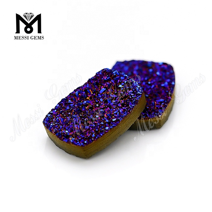 Venta al por mayor Ágata Druzy Amatista Natural Drusy Stones