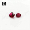 Piedras preciosas de corindón rojo de color rubí sintético suelto #7